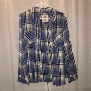 blue flannel